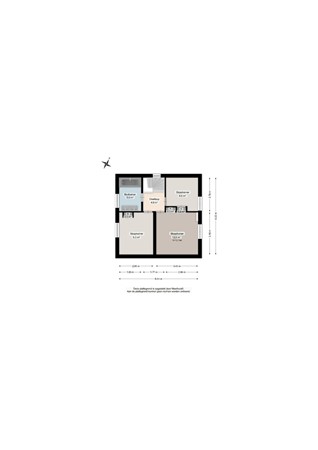 Floorplan - Provincialeweg 73, 9863 PC Doezum
